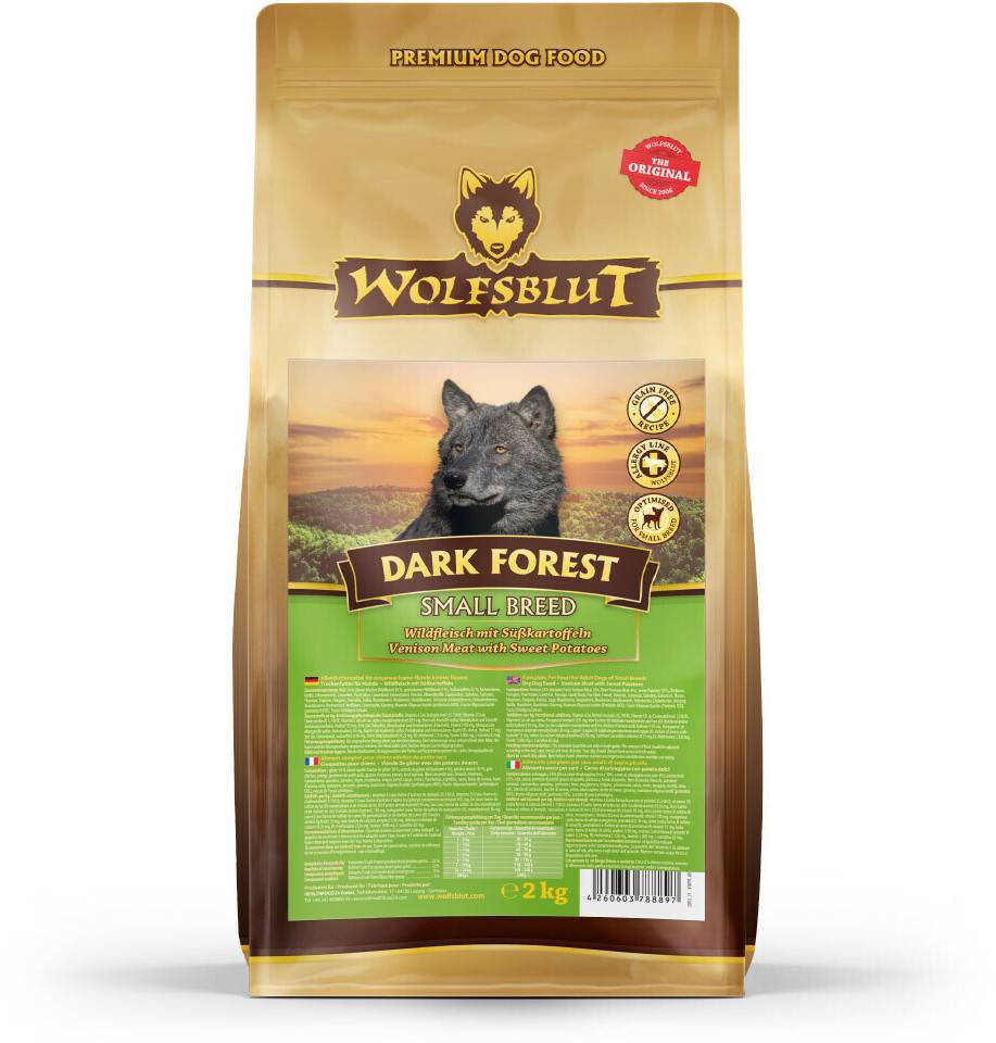 Wolfsblut Dark Forest Small Breed Trockenfutter2kg Wolfsblut Dark Forest Small Breed Trockenfutter