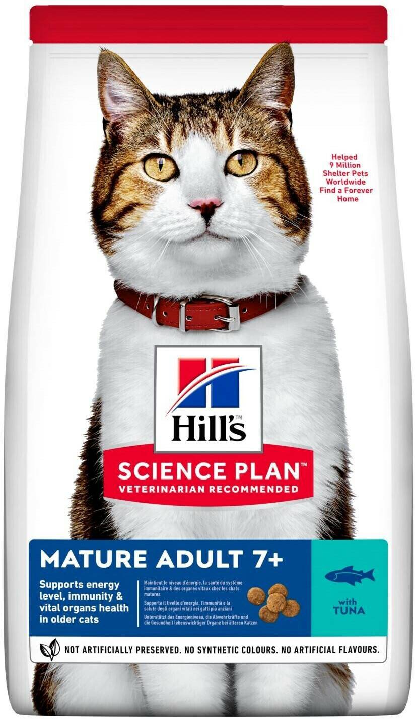 Hill's Science Plan Feline Mature Adult 7+ Thunfisch Trockenfutter Hill's Science Plan Feline Mature Adult 7+ Thunfisch Trockenfutter10kg