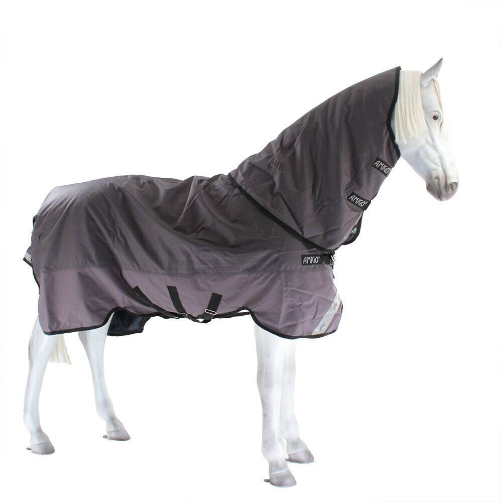 Horseware Amigo Bravo 12 Reflectech Plus Horseware Amigo Bravo 12 Reflectech Plus100g 125cm Grey/Reflective & Black