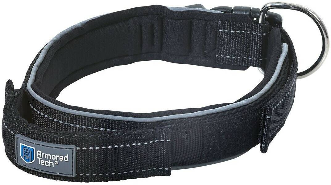 Armored Tech Halsband inkl. GriffL schwarz Hals 45-53cm (78A86025) Armored Tech Halsband inkl. Griff