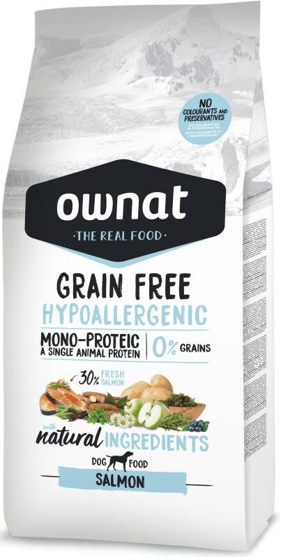 Ownat Grain Free Hypoallergenic dog salmon3kg Ownat Grain Free Hypoallergenic dog salmon