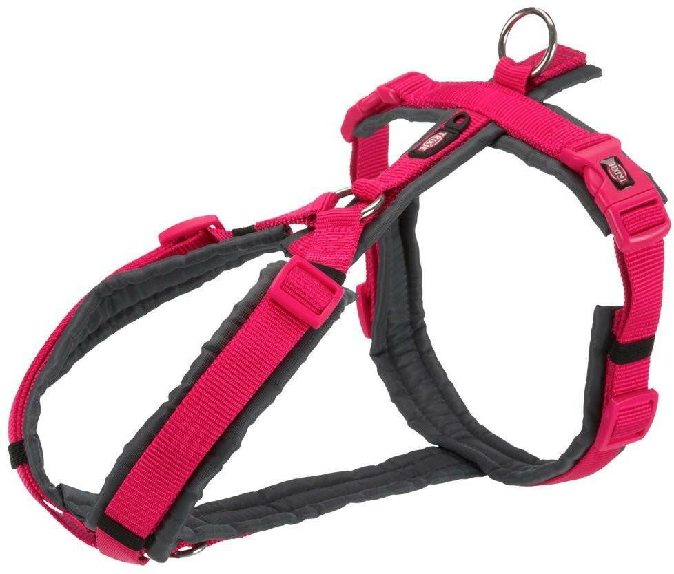 Trixie Premium Trekking Geschirrfuchsia/graphit L Trixie Premium Trekking Geschirr